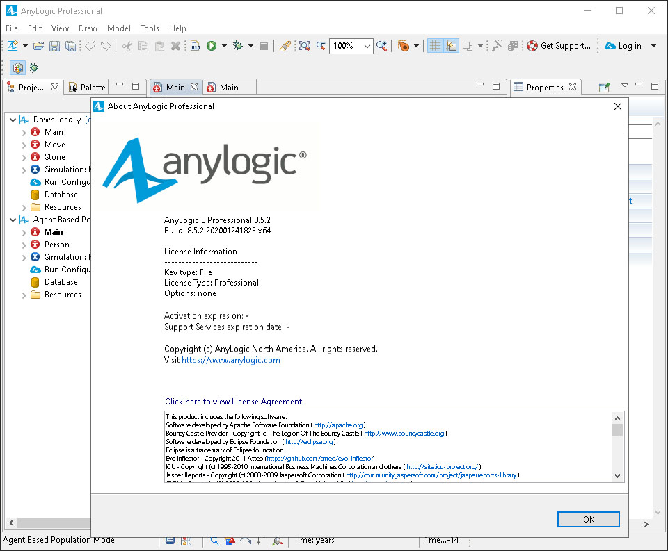 AnyLogic Professional 8.5.2 Windows Linux