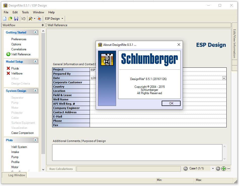 Schlumberger DesignRite ESP 8.5.1 