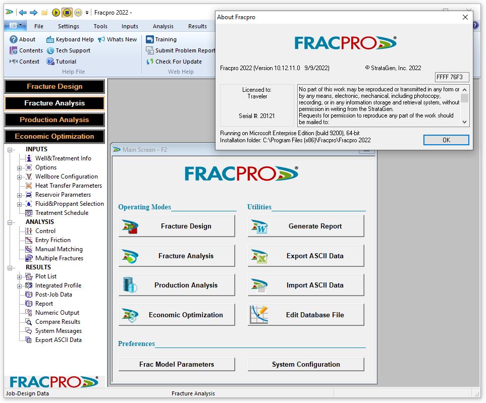 Fracpro 2022 v10.12.11 9/9/2022