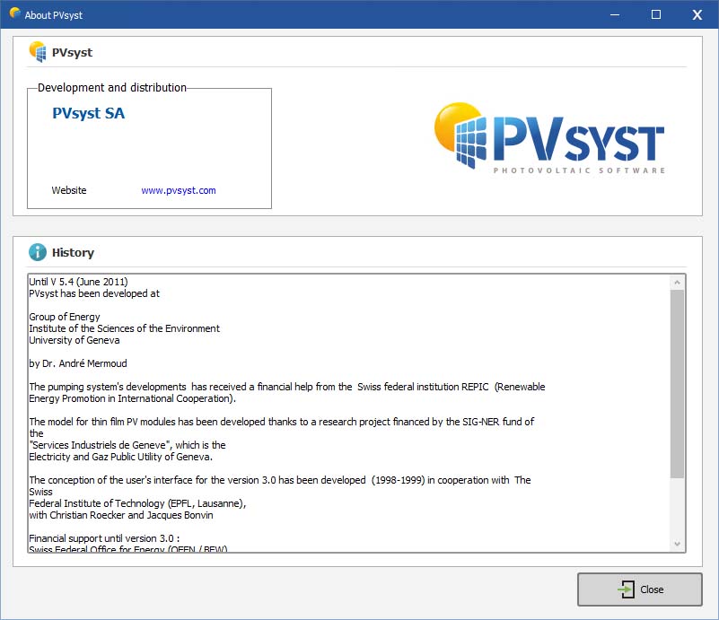 PVsyst 7.3.1