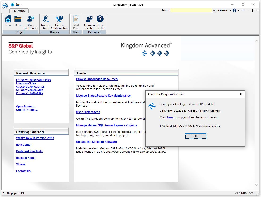 IHS KingdomSuite Software 2023.0