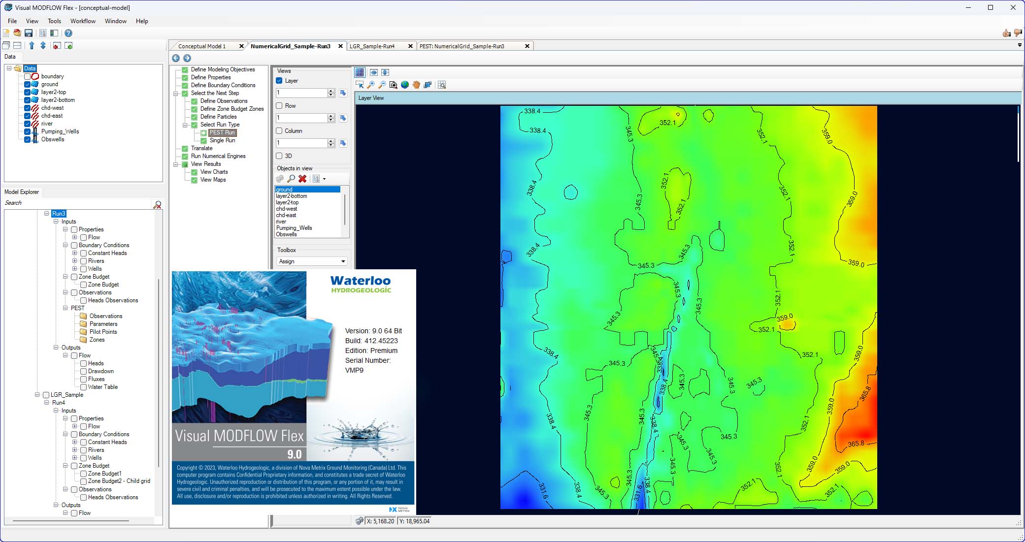Schlumberger Waterloo Hydrogeologic Visual MODFLOW Flex 9.0