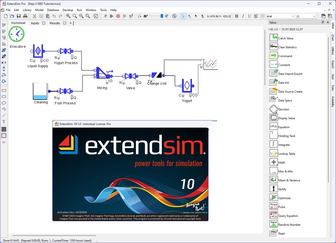 Imagine That ExtendSim Pro 10.1